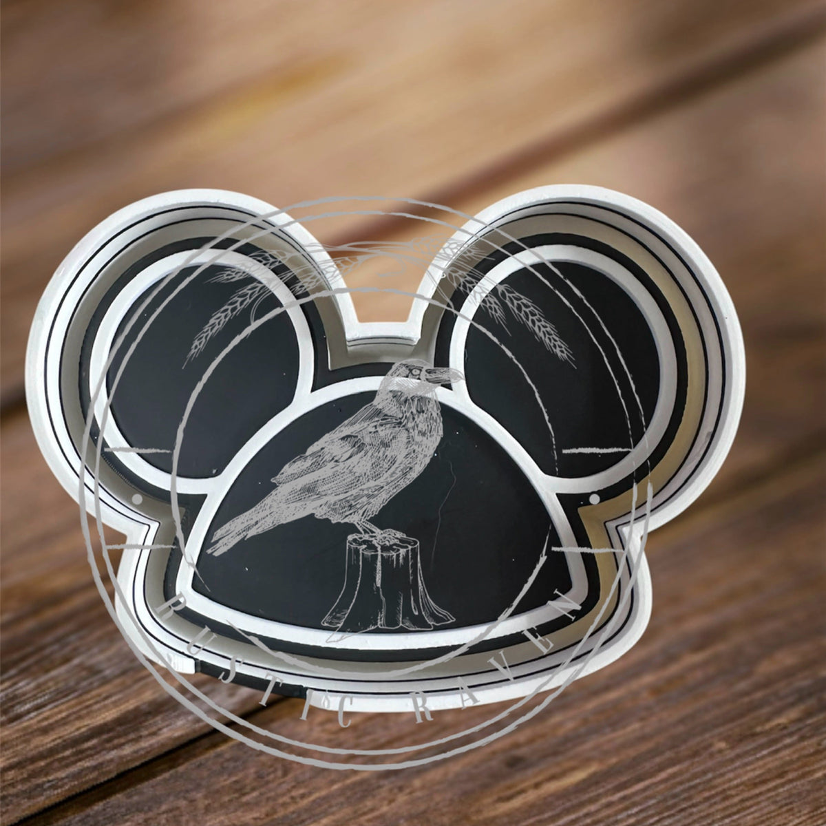 #446 Magical Inspired Mouse Ears Hat Freshie Mold Exclusive can be used with Leopard & Lace cardstock