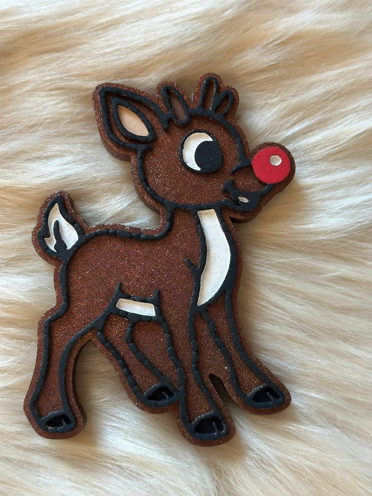 #41 Christmas Rudolph Reindeer Deer Freshie Mold Exclusive