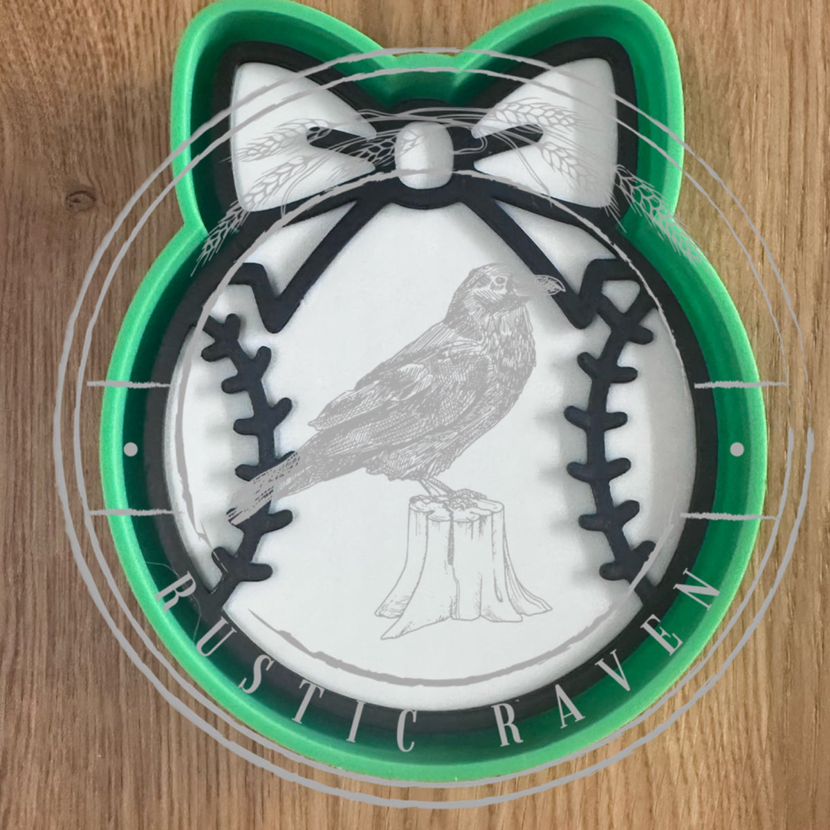 #282 GameDay Baseball Bow Sports Freshie Mold Exclusive