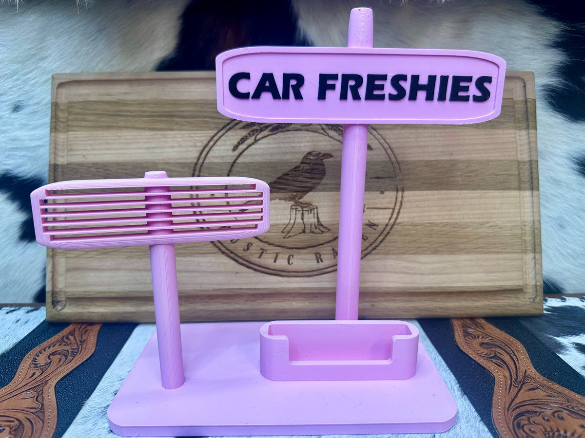 Freshie Mirror Display For Freshies, Vents and Business Card Holder. Writing will be black unless you choose another color  and add message to notes