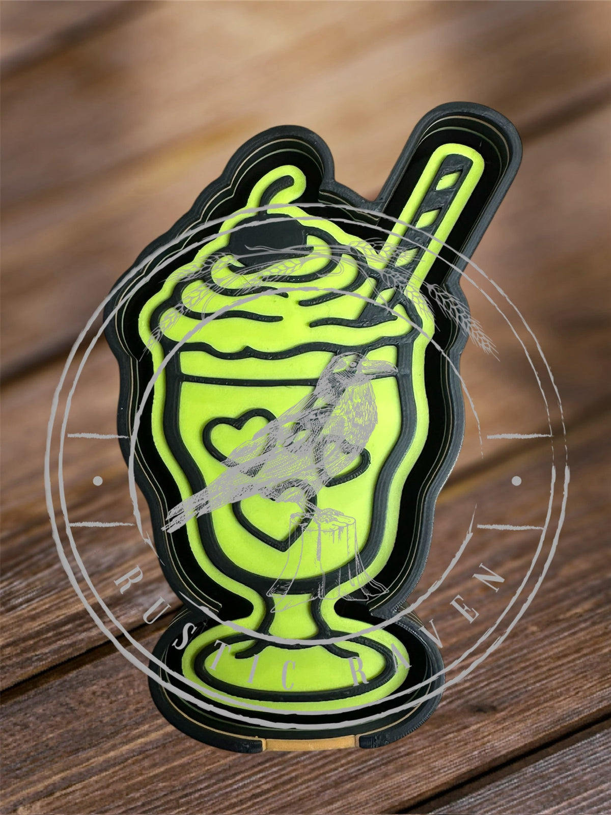 #77 Valentines Soda Fountain Hearts Milkshake Freshie Mold Exclusive